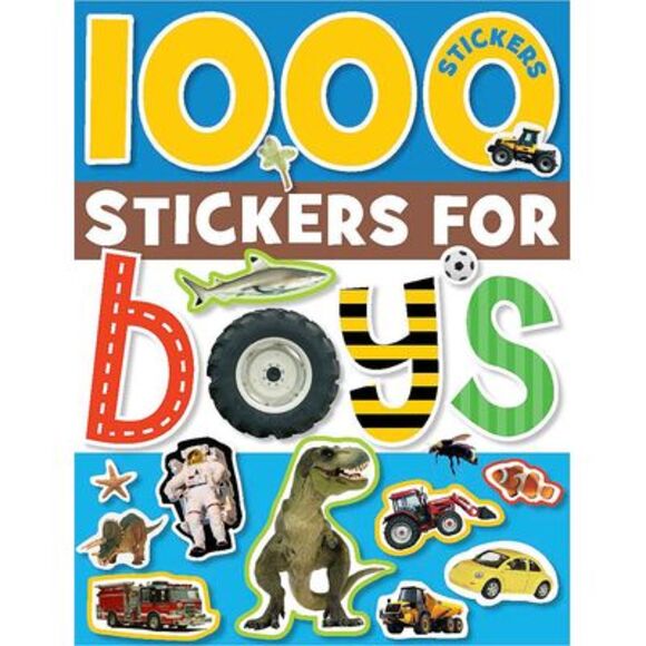 1000 Stickers for Boys [With Sticker(s)] -- Make Believe Ideas - Picture 1 of 1